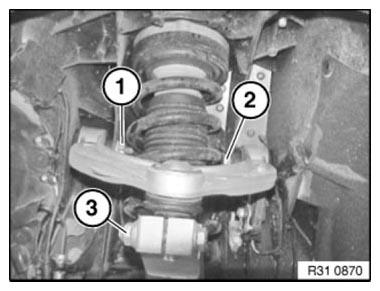 Struts W. Rubber Mounts